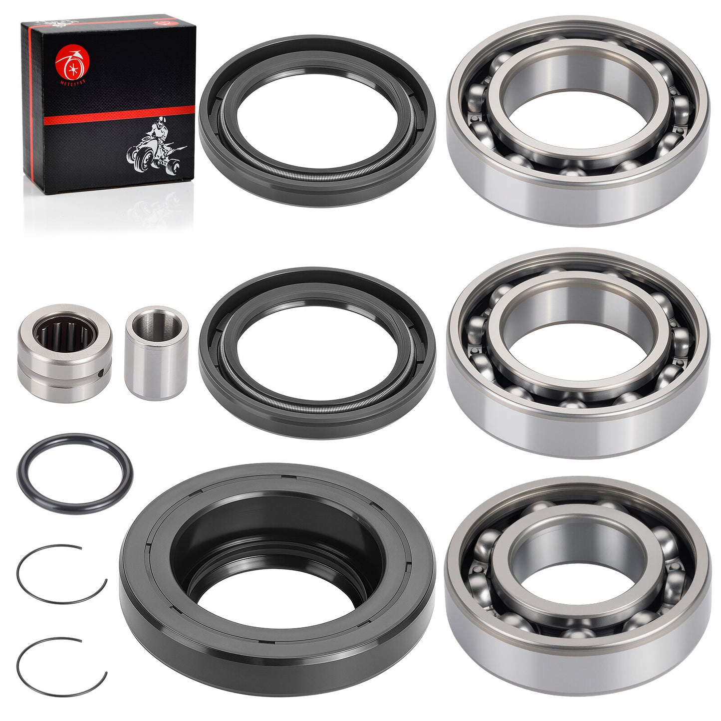 Rear Differential Bearing Seal Kit for Honda Rubicon TRX500 (2001–2023)