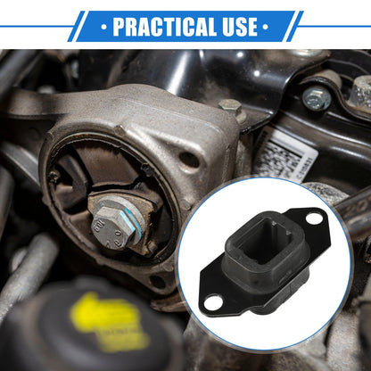 Transmission Mount for Nissan Versa (2012–2019) No. 112201HA0B, Anti Deform, Black