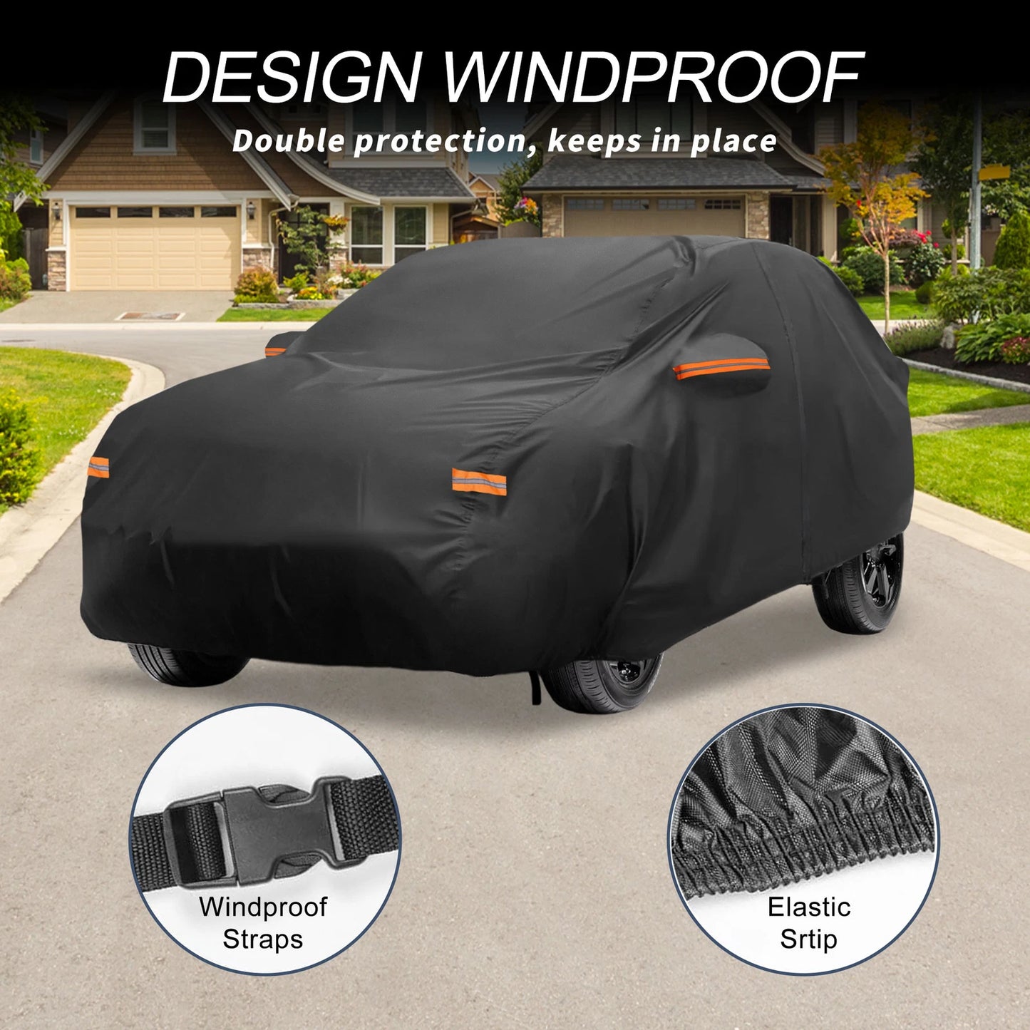 Waterproof Aluminum Film Car Cover for Kia Niro (2017–2023)