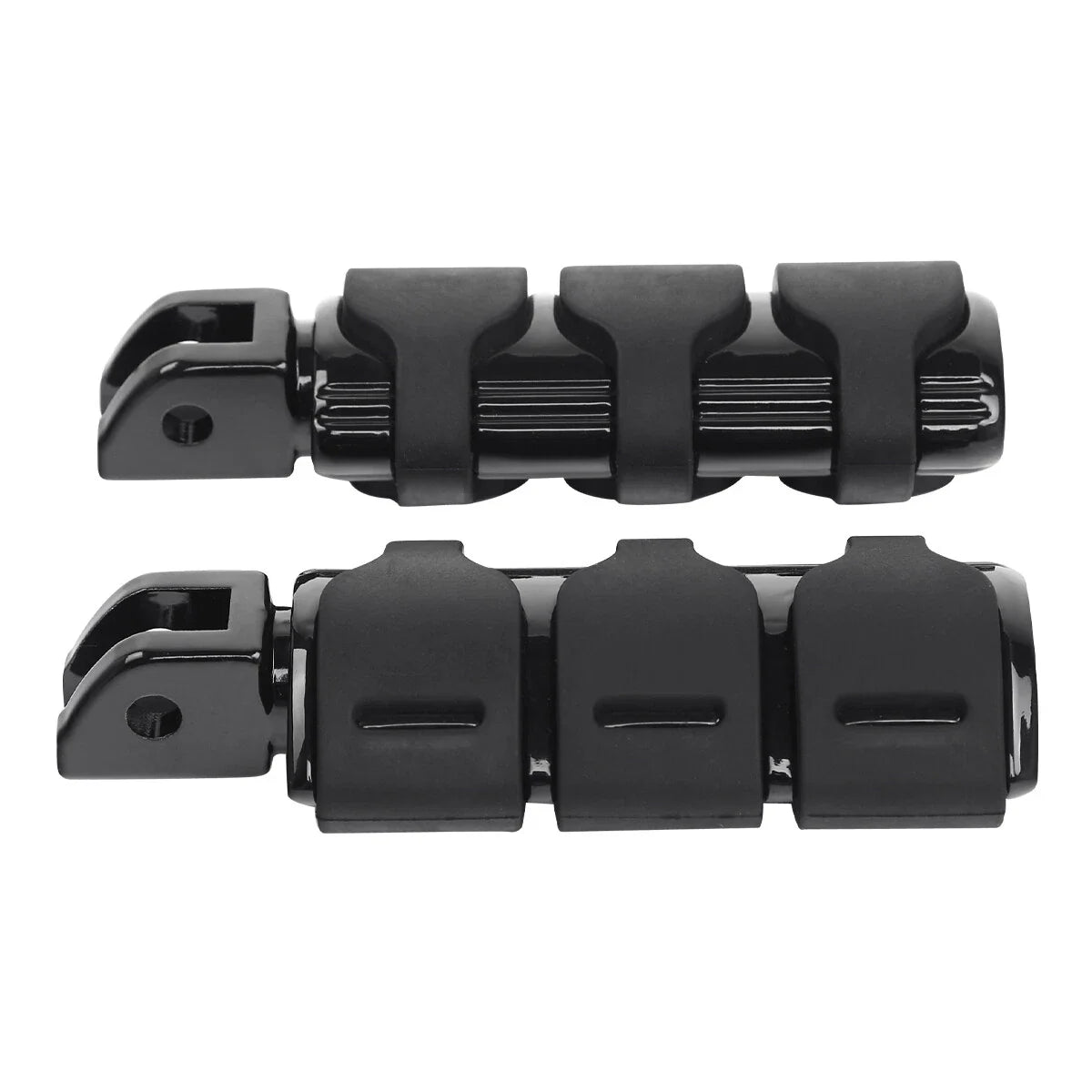 Black Front Rider Driver Footpeg Pegs for Harley Softail Low Rider (2018-2025)