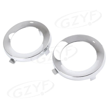Front Fog Light Lamp Cover Trim Ring for Subaru Forester (2009-2013) Chrome
