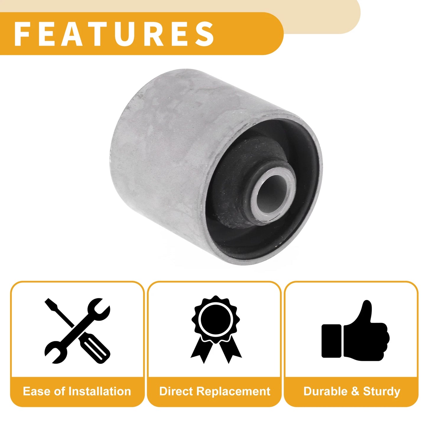 Rear Lower Trailing Rod Bushing for Mitsubishi Pajero H60 (1982–1991)