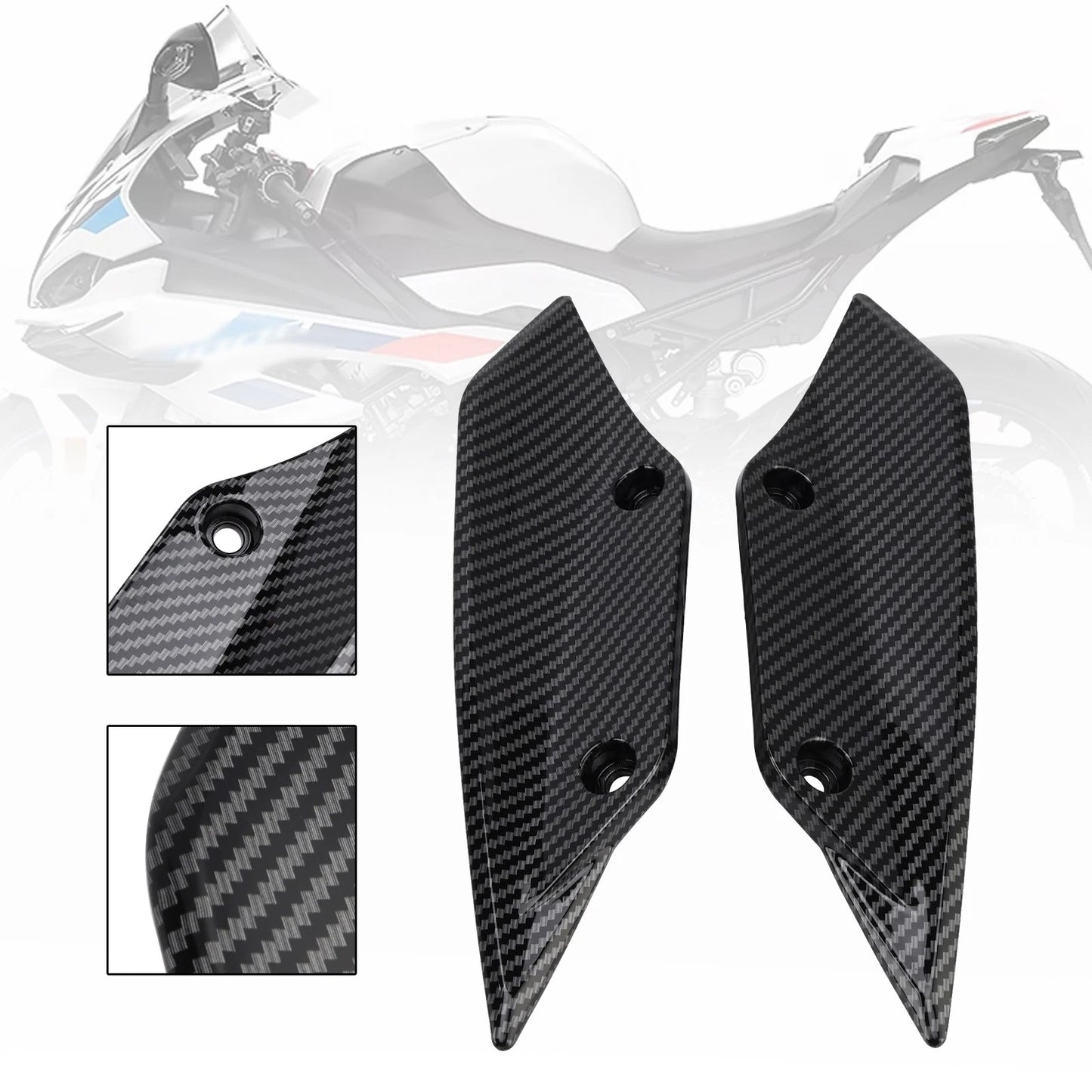 Front Spout Wind Wings for BMW S1000RR (2015–2018)