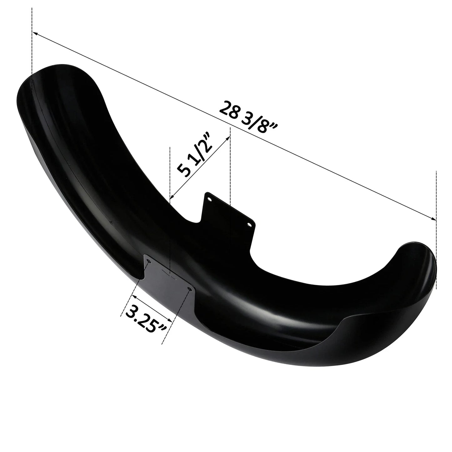 21" Wheel Front Fender Risers Spacer for Harley Street Glide Baggers (2014-2023)