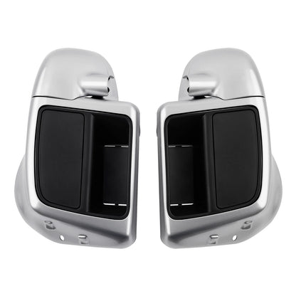 Lower Vented Fairings for Harley Street Glide (2014-2023) Silver Pearl