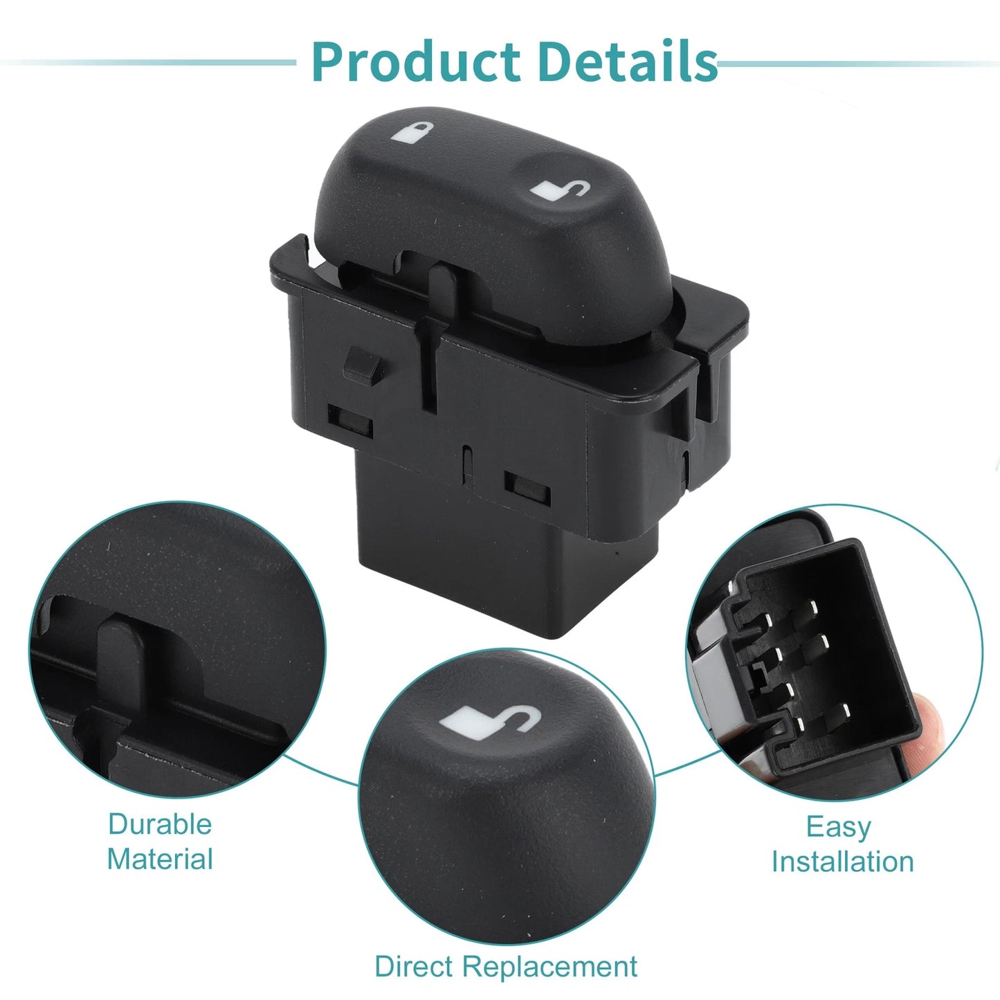 Door Lock Switch for Ford Excursion, Explorer, F-150 (1999–2005) No. 1L2Z14028AB