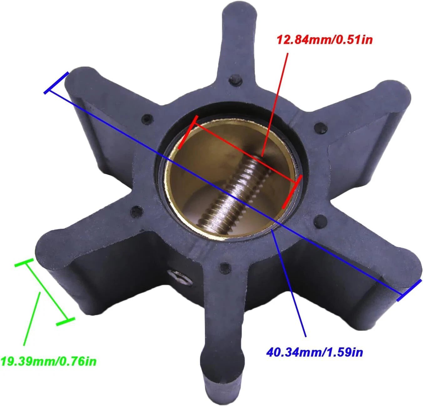 Water Pump Impeller Kit for Yanmar (104211-42070)