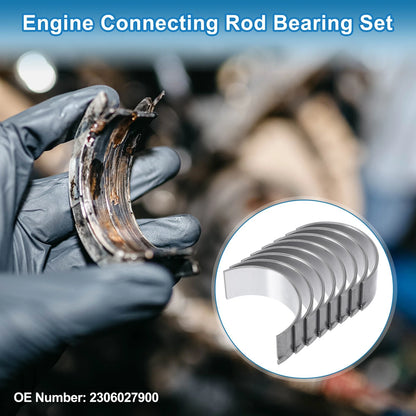 Set of 8 Connecting Rod Bearings No.2306027900 for Hyundai Tucson (2004–2010)