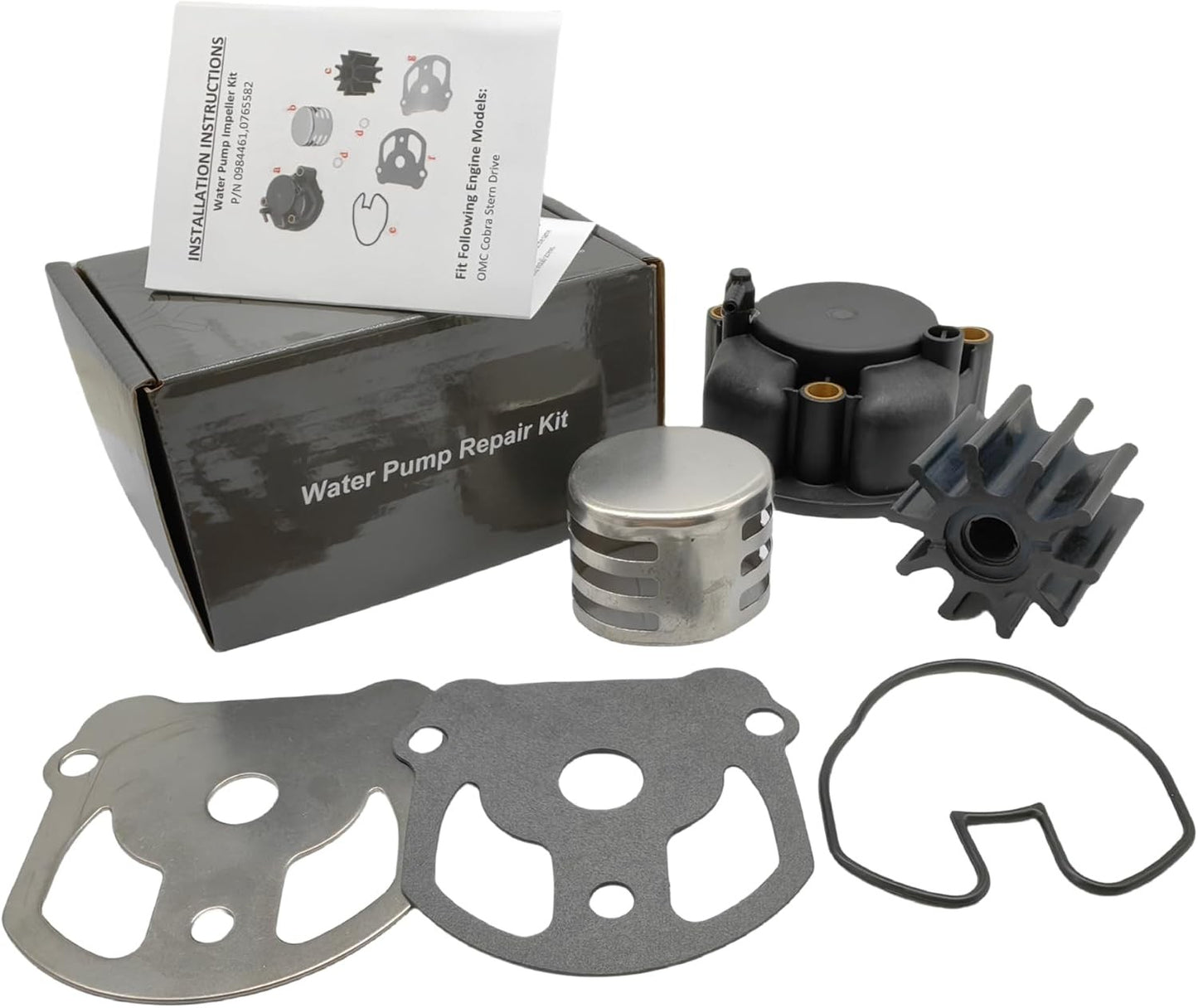 Water Pump and Housing Kit for OMC Cobra (Year Range Not Specified)