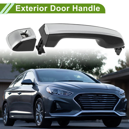 Exterior Door Handle for Lexus GX460 4Runner (2010–2023) Silver Tone Front Left