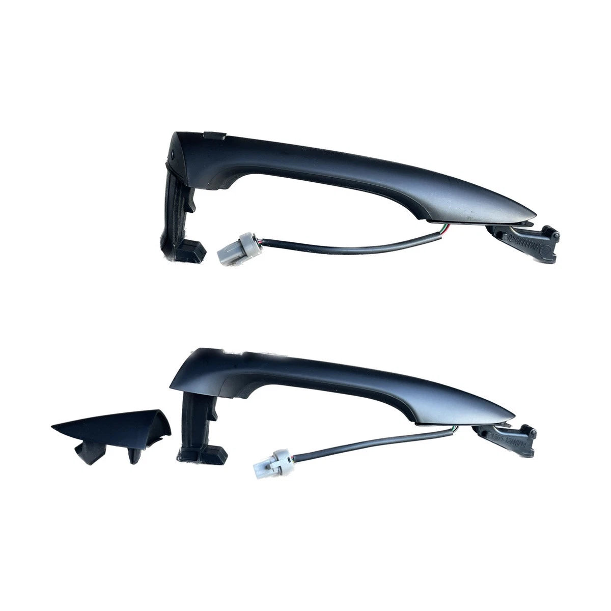 Set of 2 Outer Door Handles for Hyundai Elantra (2011–2015) Black