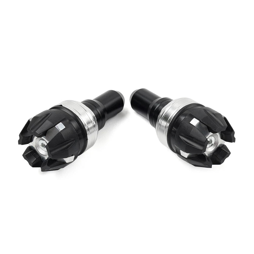 Motor Exhaust Frame Slider Bolt Anti Crash Protector for Universal - Silver