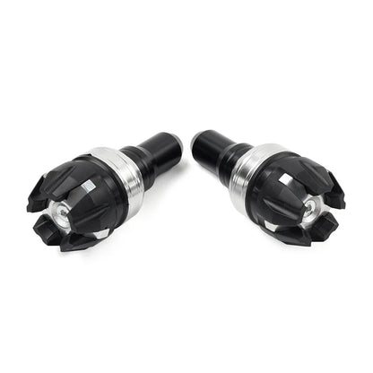 Motor Exhaust Frame Slider Bolt Anti Crash Protector for Universal - Silver