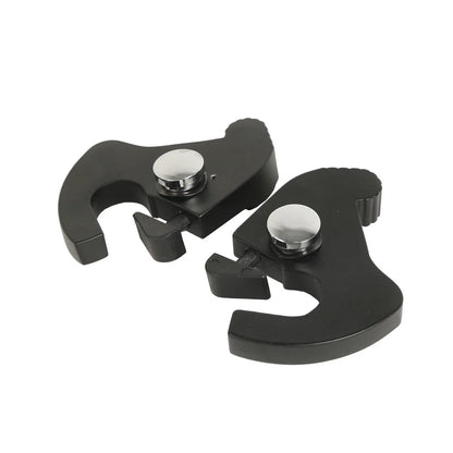 Black Sissy Bar Luggage Rack Docking Clip Kits for Harley Touring Softail