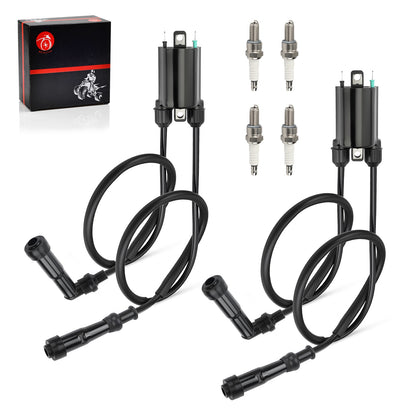 Ignition Coil with Wire Cap & Spark Plug for Honda Nighthawk 750 (1991–2003)