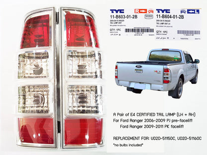 TYC Tail Lamp Light for Ford Ranger (2009-2011)