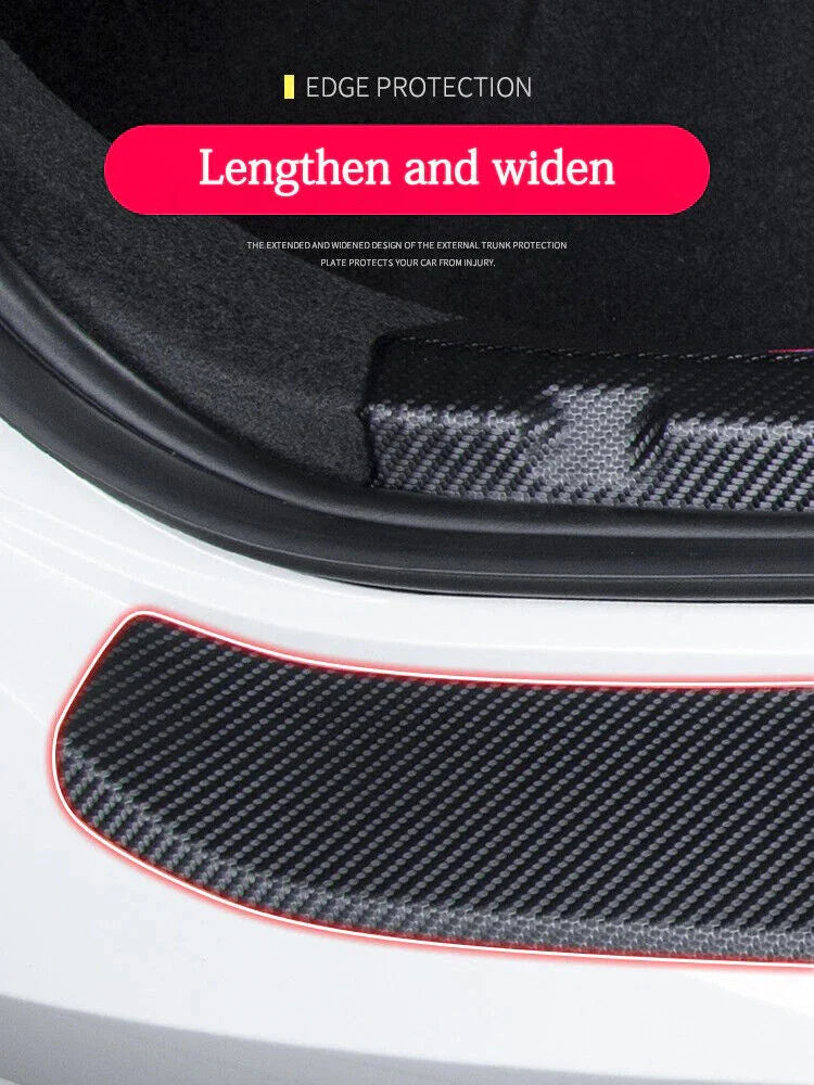 2 x PU Leather Rear Bumper Sill Protector for Toyota RAV4 (2019–2023)