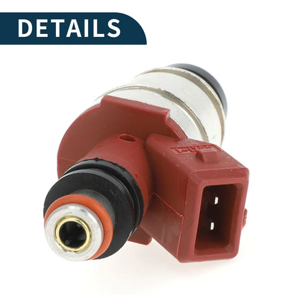 Fuel Injector No. 1660086G10 for Nissan D21 Base 2.4 (1990–1994) 1 Pc Wine Red