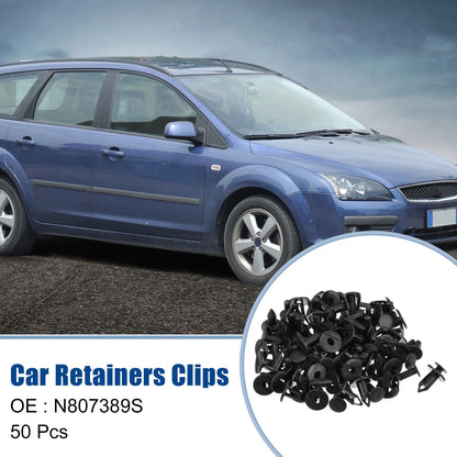50 Pcs Bumper Retainers Clips for Ford Escape (2001–2012) No.N807389S