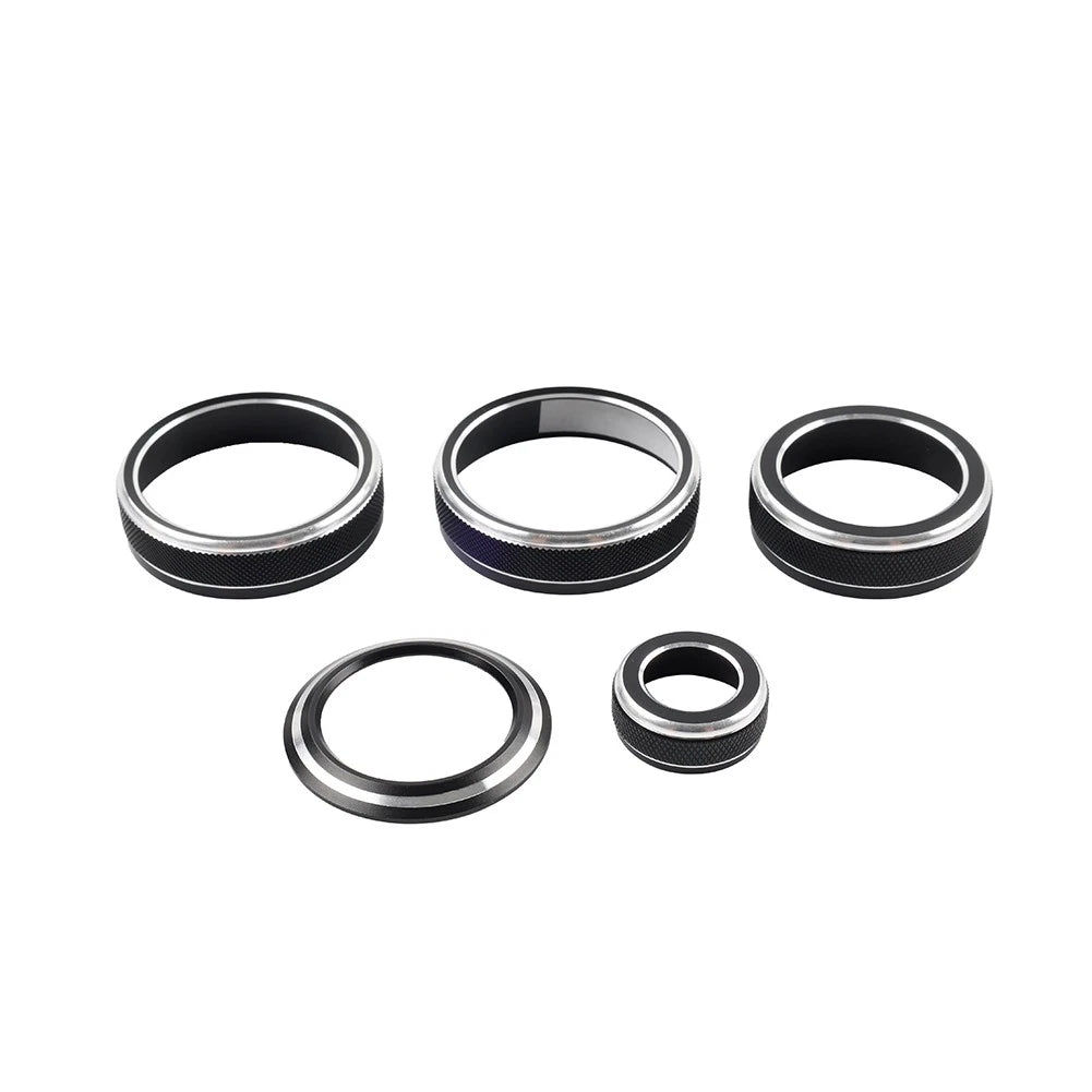 2Pcs Black AC Air Switch Ring Cover Trim for Lexus NX250 350h 450h (2022–2024)
