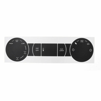 Button decals/stickers for VW TOUAREG (2004–2009)