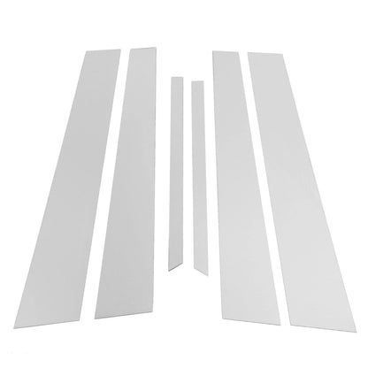 Set of 6 Door Pillar Window Trim for Honda Accord (2003–2007) Chrome