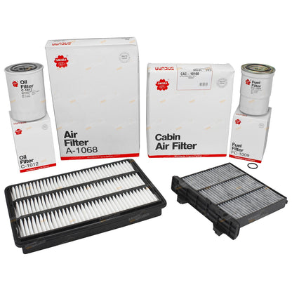 Air Oil Fuel Cabin Filter Kit for Pajero 4M41-T Turbo Diesel (2002–2006)