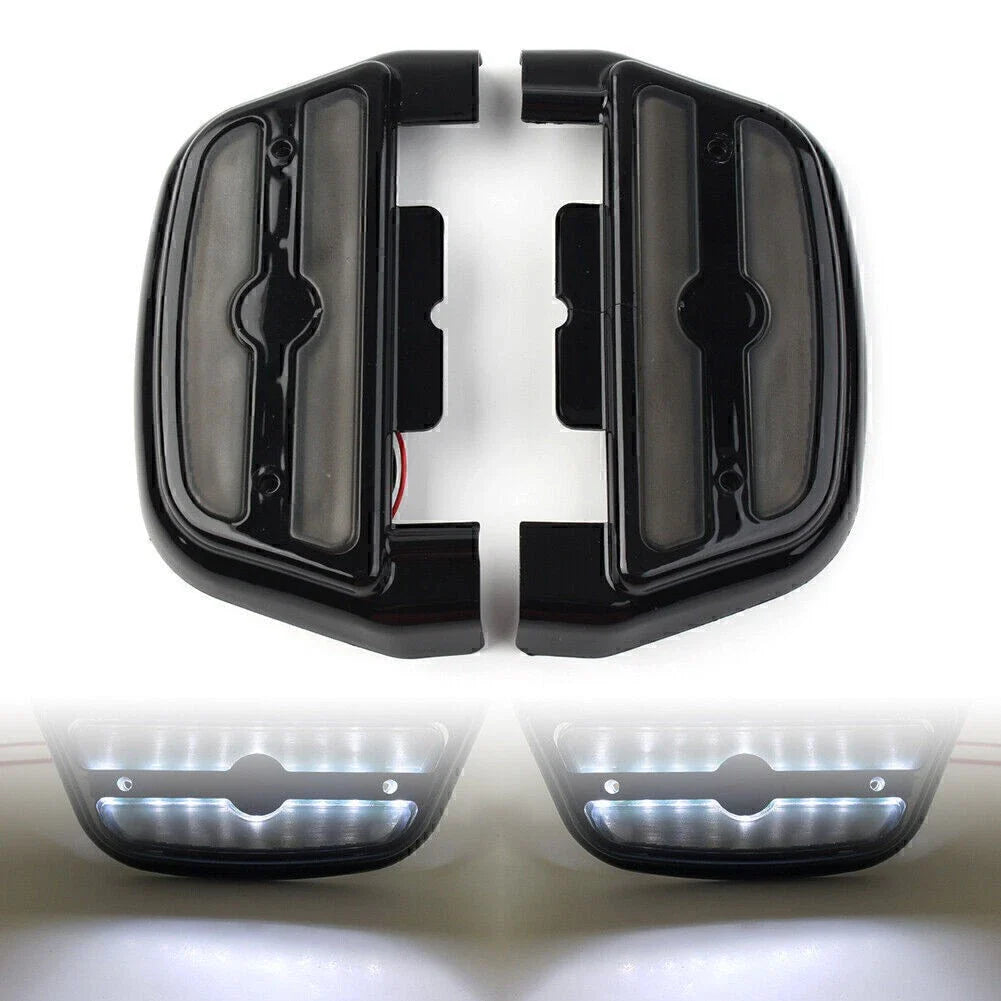 Passenger Footboard Cover LED Light for Harley Touring Road King (2014-2023)