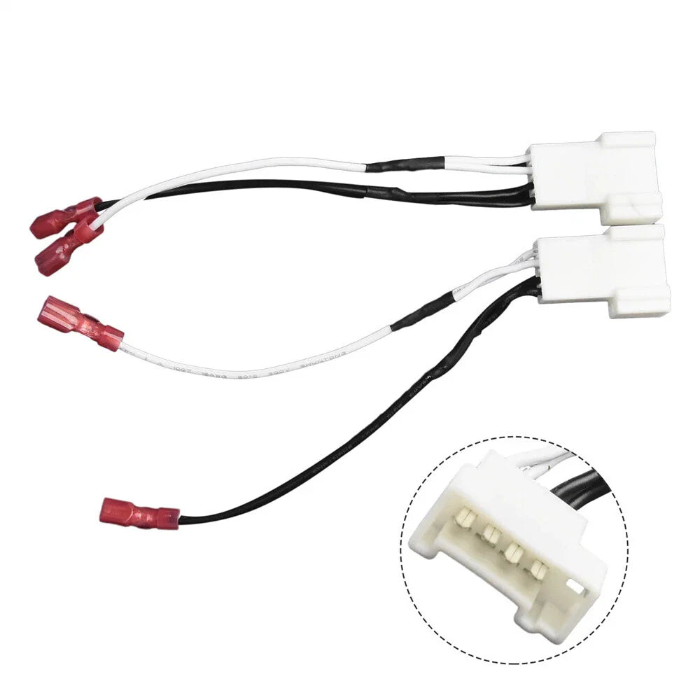 4Pin Dash Front Speaker Wire Harness Cable Adapter for Toyota Tacoma, Subaru