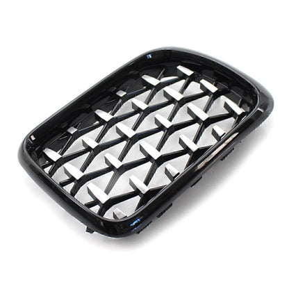 Shiny Black Diamond Front Grill for BMW E36 3 Series (1997-1999)