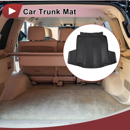 Cargo Liner Rear Trunk Mat for Chevy Malibu (2016–2025) TPE Long Grid Pattern