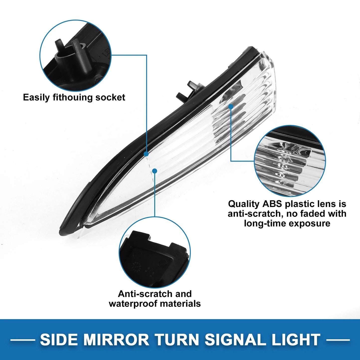 LED Turn Signal Light for Ford Fiesta (2011–2019)