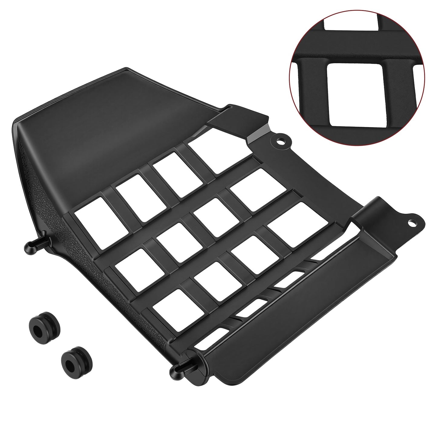 Heel Guards for Yamaha Blaster 350 (1987–2006) - Black ABS