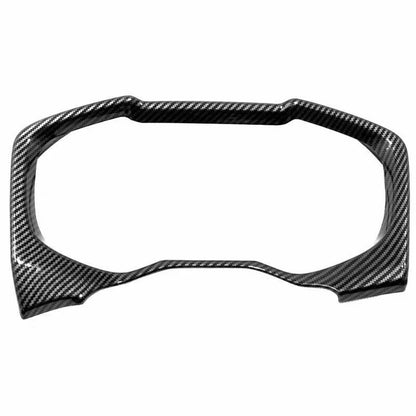 ABS Carbon Fiber Dashboard Meter Frame Cover Trim for Toyota RAV4 (2019–2023)