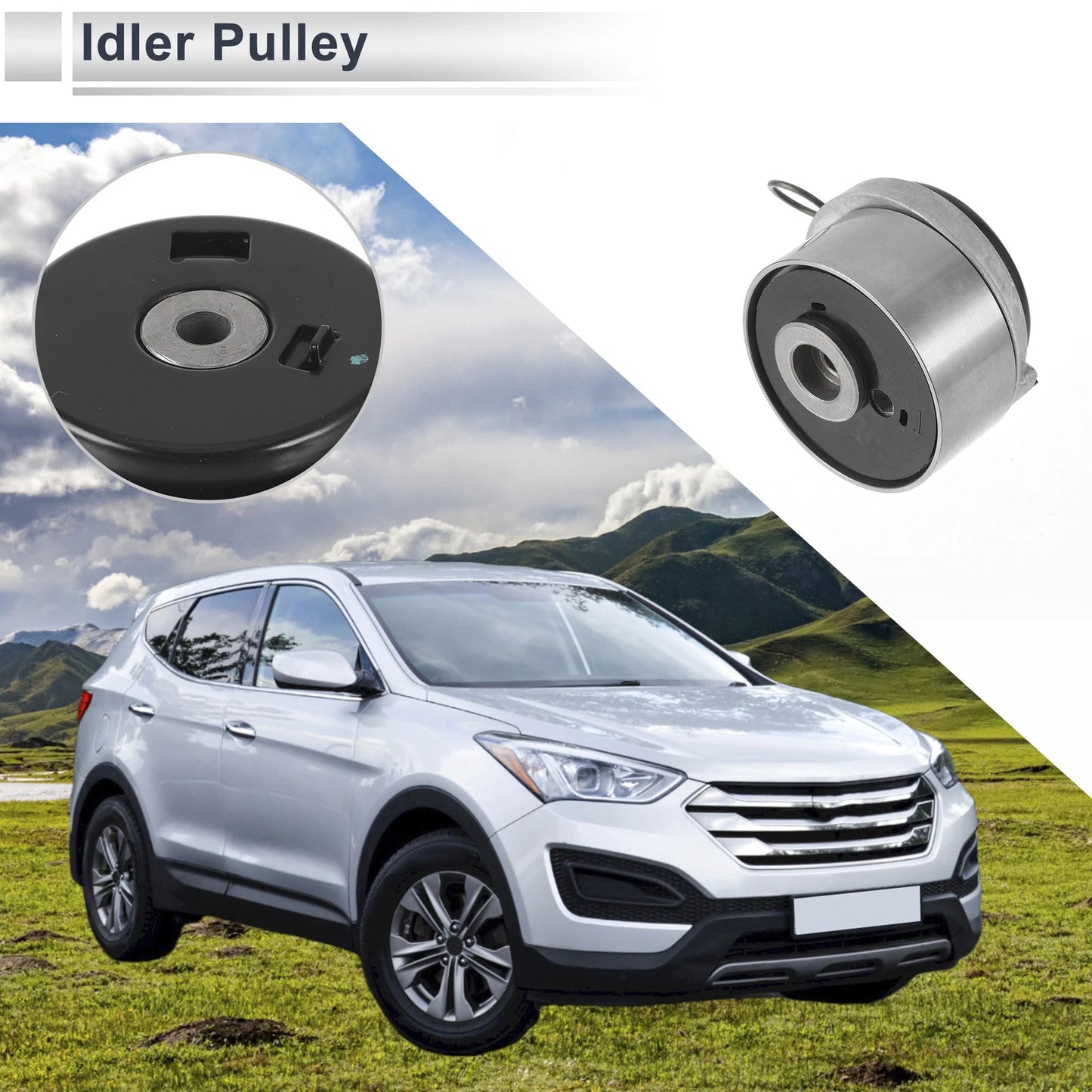 Drive Belt Idler Pulley for Chevrolet Cruze (2011–2015) No. 55574864
