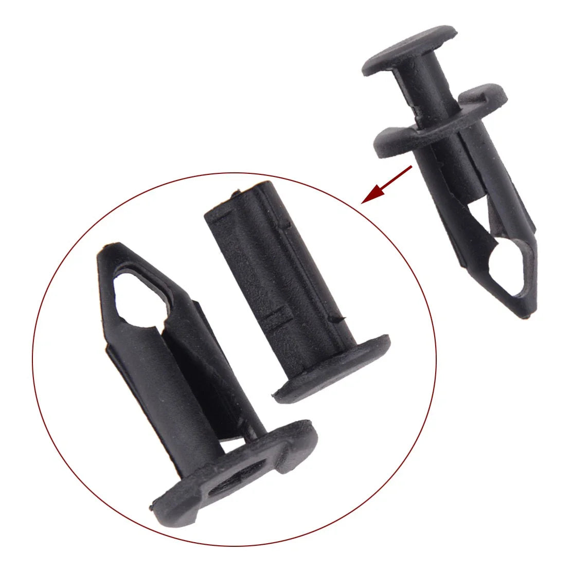 Car Bumper Fender Mudguard Fastener Clip Rivet for Honda Accord Civic (2003-2007)