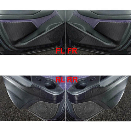 8 Pcs Car Door Anti Kick Pad Protection Covers for Toyota CHR (2016-2022)