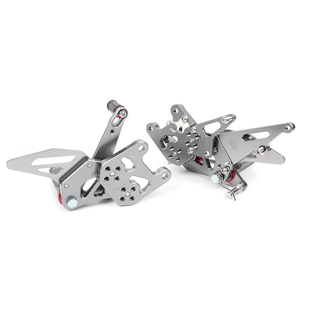 Rear Sets Footpegs for Honda CBR600RR 2009-2018 ( Grey)