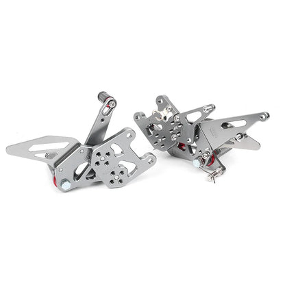 Rear Sets Footpegs for Honda CBR600RR 2009-2018 ( Grey)