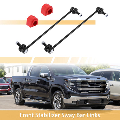 Set of 1 Front Stabilizer Sway Bar Link with Bushing for GMC Acadia (No.K750155)
