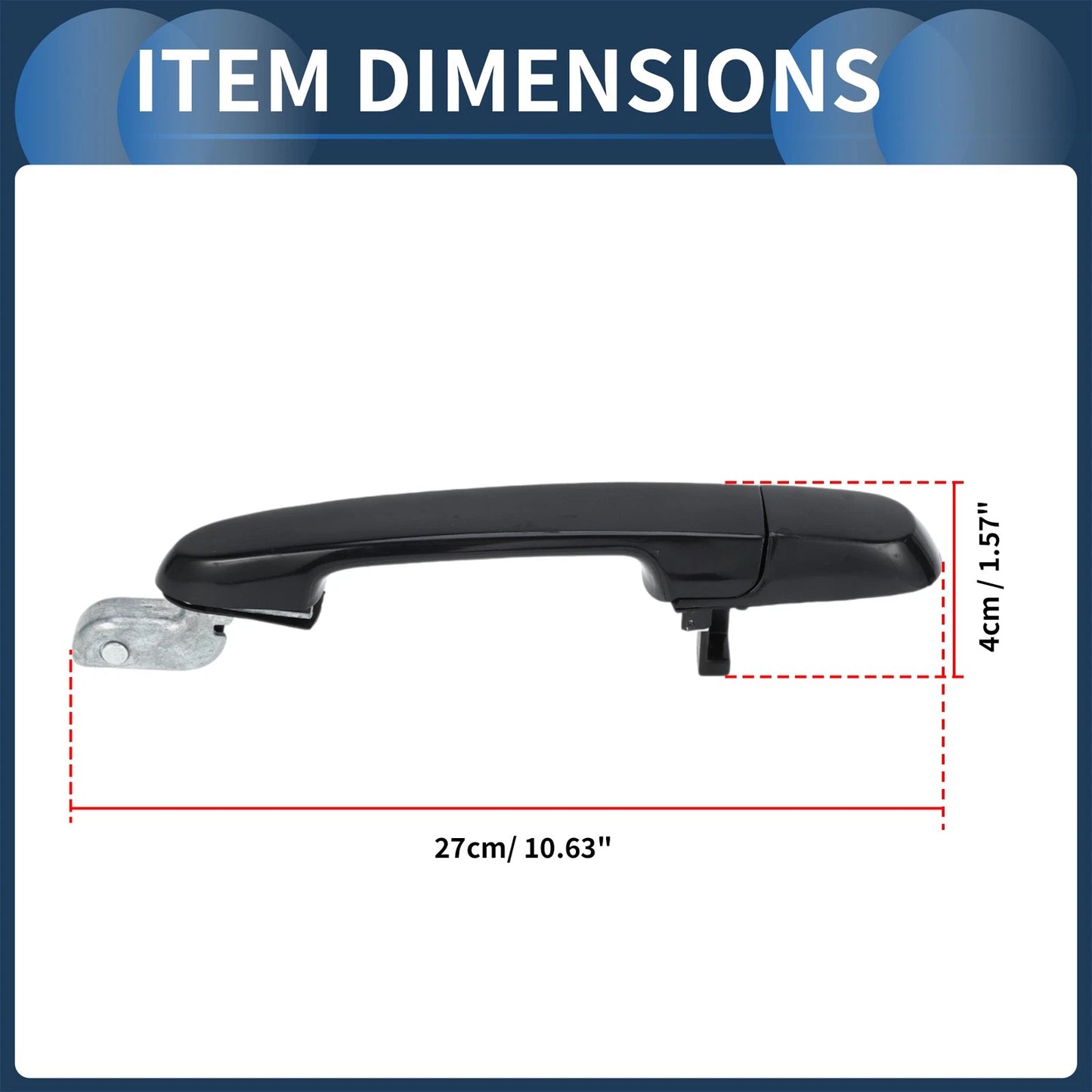 Rear Right Door Handle for Hyundai Accent GLS (2006–2011)
