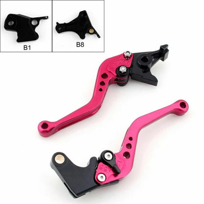 Short Clutch Brake Levers for BMW F800GS F800R F800GT F800ST (2013–2017) Red