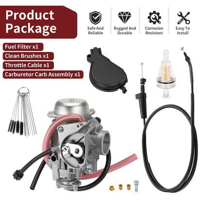 Carburetor for Arctic Cat 400 4x4 Auto TBX (2004) with Throttle Cable