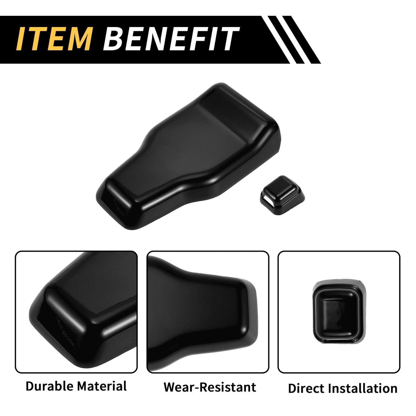 Set of 1 Rear Tail Door Window Hinge Wiper Nozzle Cover Trim for Jeep