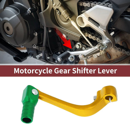 Folding Motorcycle Gear Shifter Lever for Honda CRF110F (2013-2018) Gold Green