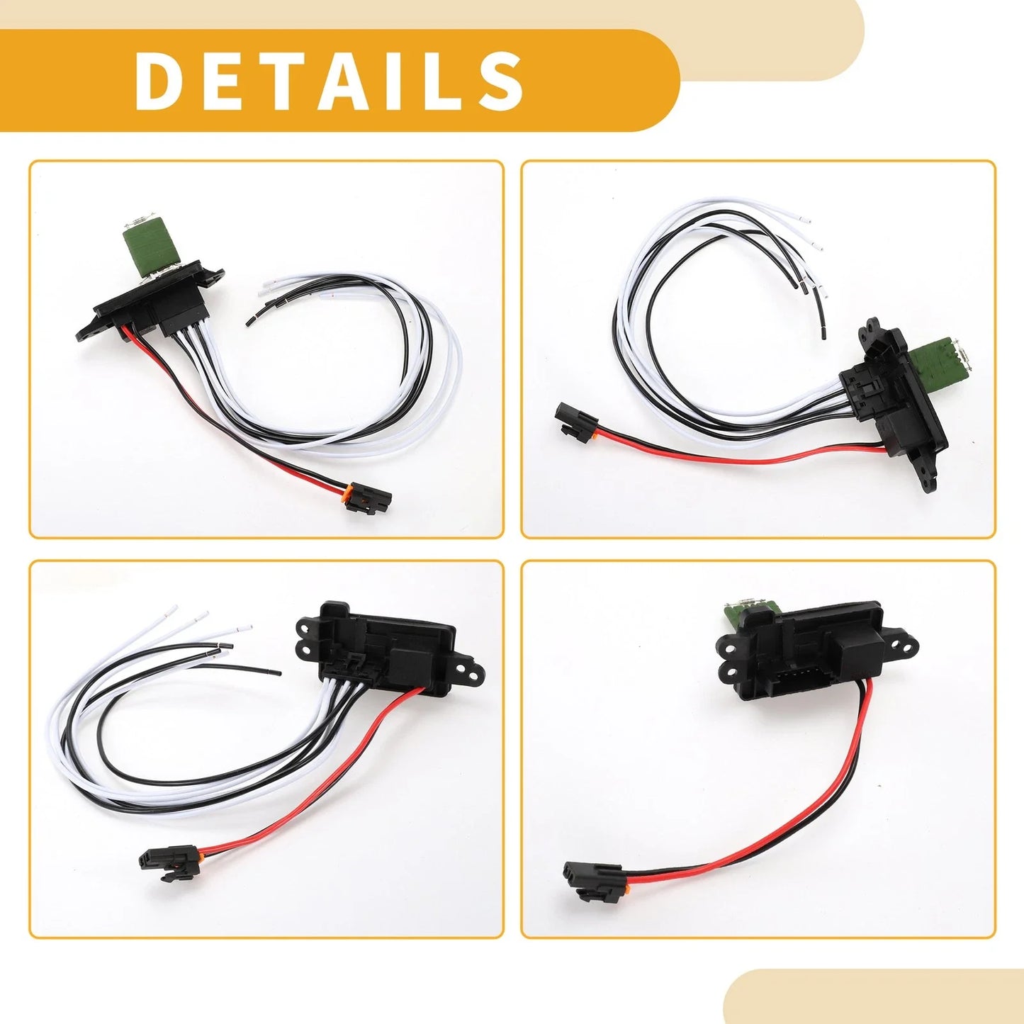 HVAC Blower Motor Resistor for Cadillac Escalade ESV, EXT (2002-2014)
