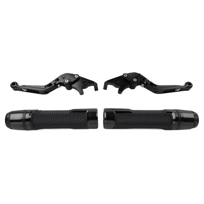 Folding Extendable Brake Clutch Levers & Handlebar Grips for BMW R1200GS (2004-2012)