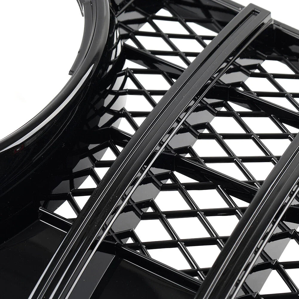GTR Style Front Bumper Grille for Benz GLK Class X204 (2013-2015) Black