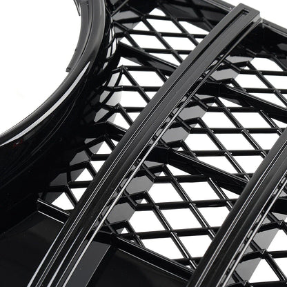 GTR Style Front Bumper Grille for Benz GLK Class X204 (2013-2015) Black