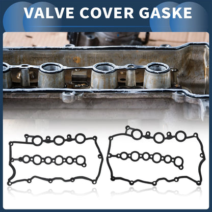 2X Engine Valve Cover Gasket Kit for Land Rover 2.7 3.0L V6 Diesel (LR166341)